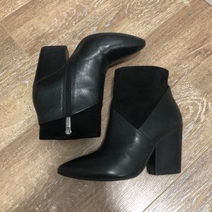 Vince Camuto Leather/Suede Ankle Boots size 6.5